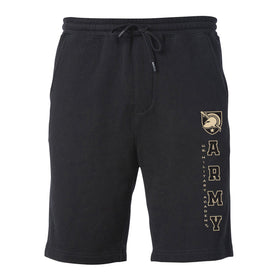 Army Black Knights Premium Fleece Shorts - Vertical United States Military Academy