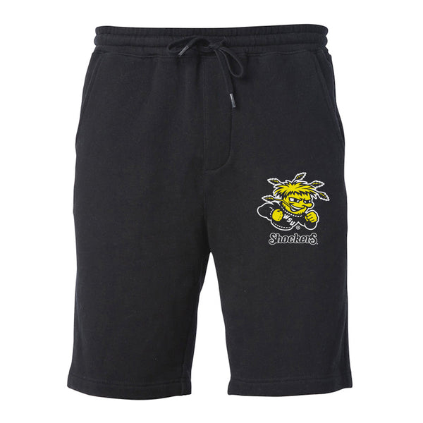 Wichita State Shockers Premium Fleece Shorts - Wu Shock Shockers