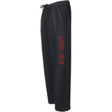Premium University of Nebraska "LOVE RED" Logo Sweatpants