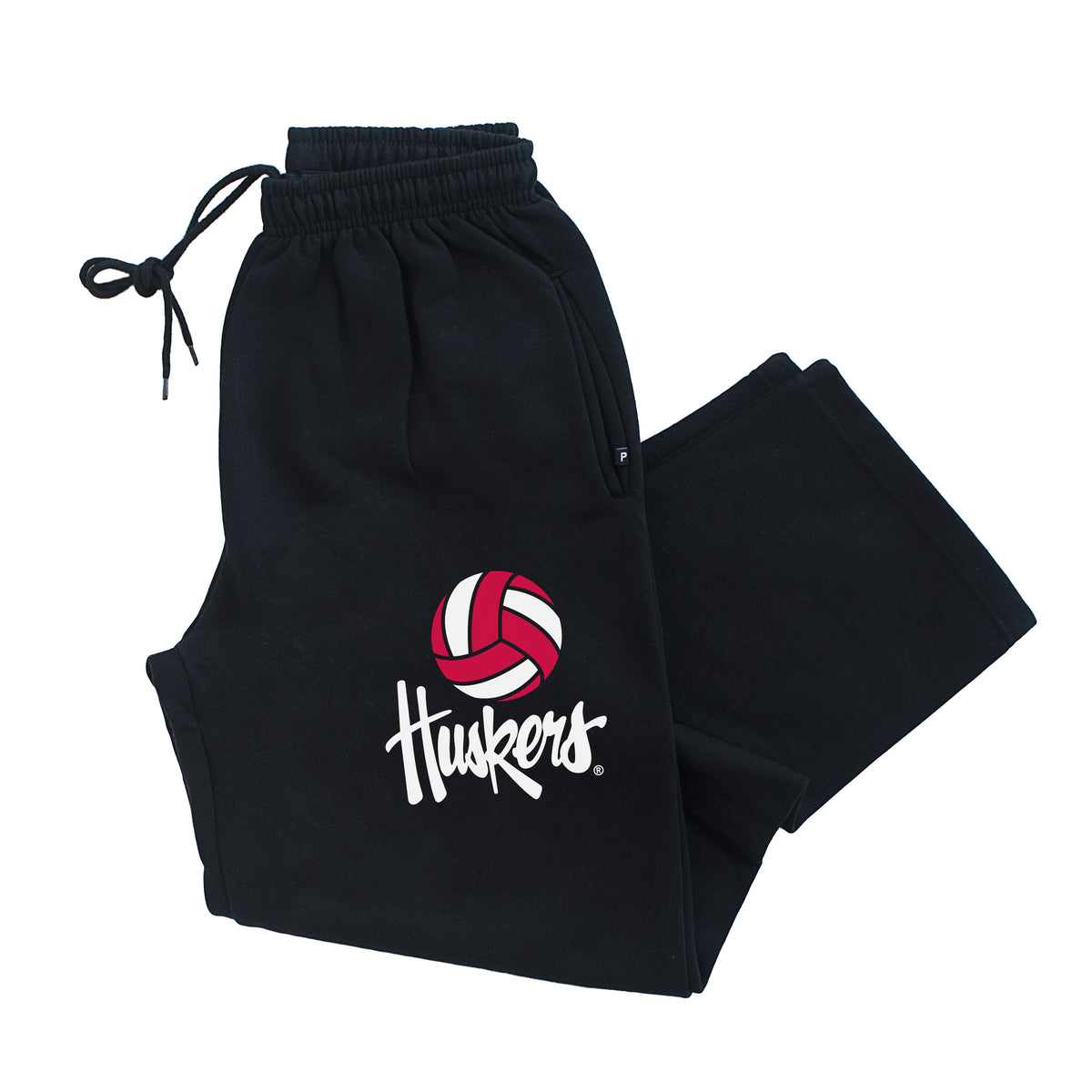 Nebraska Huskers Premium Fleece Sweatpants - Script Huskers Volleyball