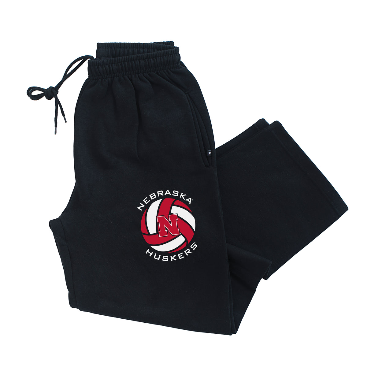 Nebraska Huskers Premium Fleece Sweatpants - Huskers Volleyball Block N