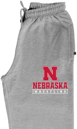 Nebraska Huskers Premium Fleece Sweatpants - Nebraska Wrestling