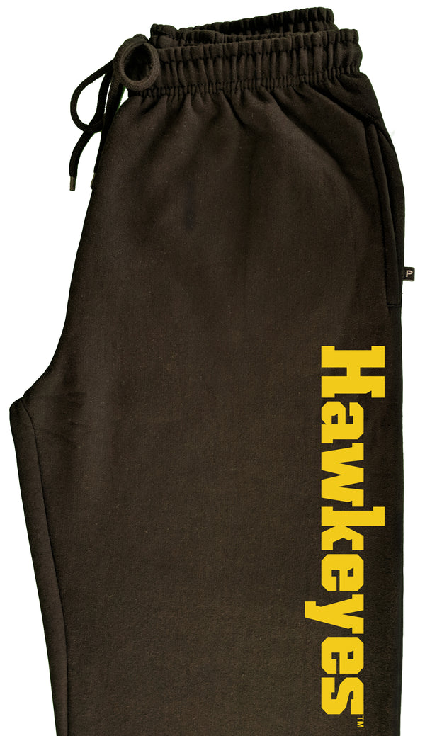 Iowa Hawkeyes Premium Fleece Sweatpants - Vertical Offset Hawkeyes