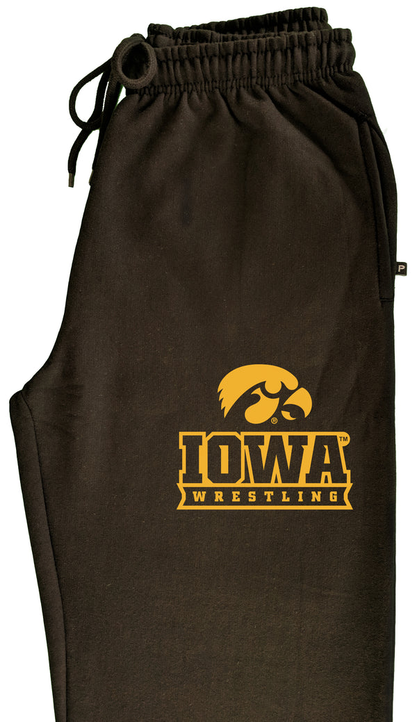 Iowa Hawkeyes Premium Fleece Sweatpants - Iowa Hawkeyes Wrestling