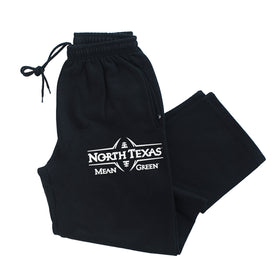 North Texas Mean Green Premium Fleece Sweatpants - Mean Green Football Laces