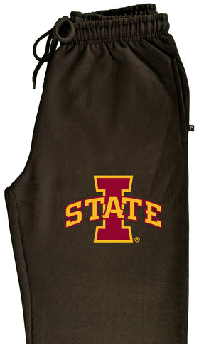 Iowa State Cyclones Premium Fleece Sweatpants - ISU I-STATE Logo