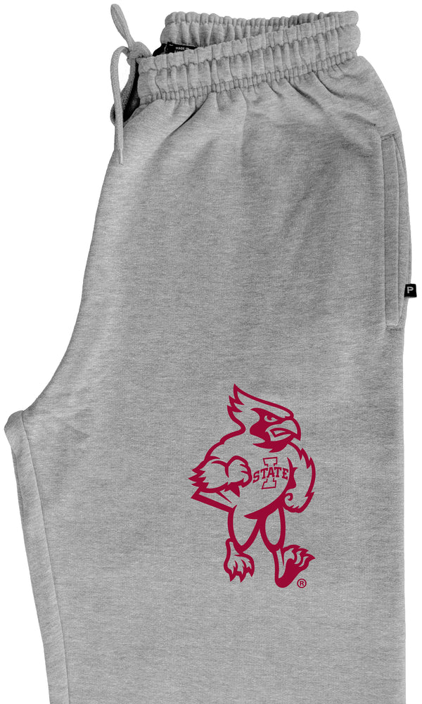 Iowa State Cyclones Premium Fleece Sweatpants - Cy The ISU Cyclones Mascot Full Body