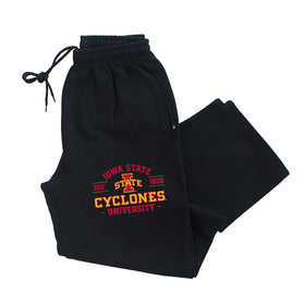 Iowa State Cyclones Premium Fleece Sweatpants - Arch Iowa State 1858