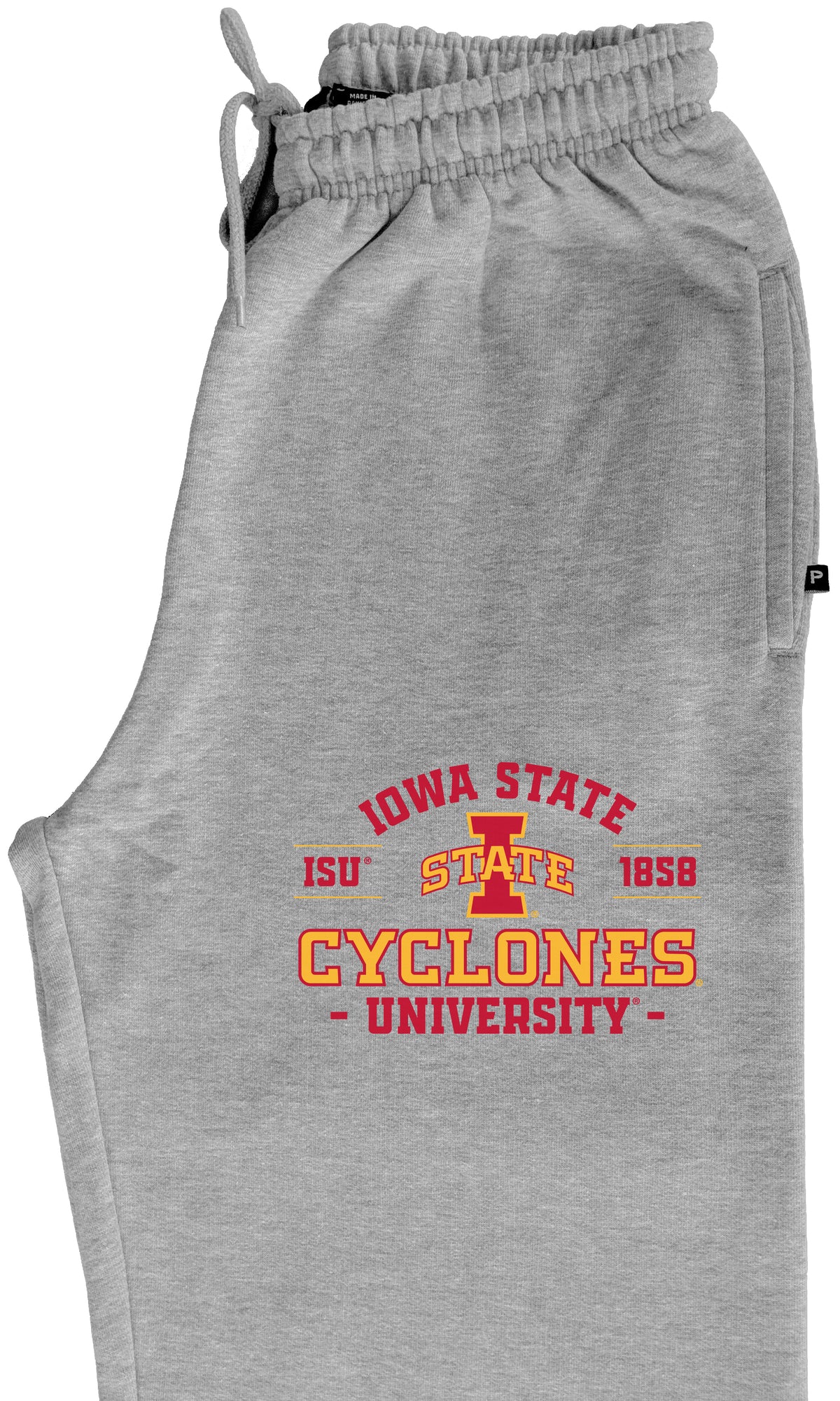 Iowa State Cyclones Premium Fleece Sweatpants - Arch Iowa State 1858