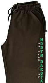 North Dakota Fighting Hawks Premium Fleece Sweatpants - Vertical University of North Dakota