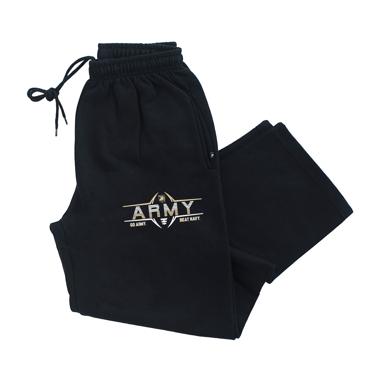 Army Black Knights Premium Fleece Sweatpants - Army Football Laces