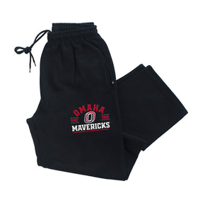 Omaha Mavericks Premium Fleece Sweatpants - UNO 1908 Arch Omaha