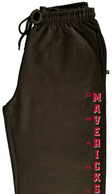 Omaha Mavericks Premium Fleece Sweatpants - Vertical UNO Mavericks