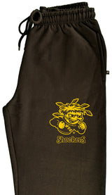 Wichita State Shockers Premium Fleece Sweatpants - WuShock Logo