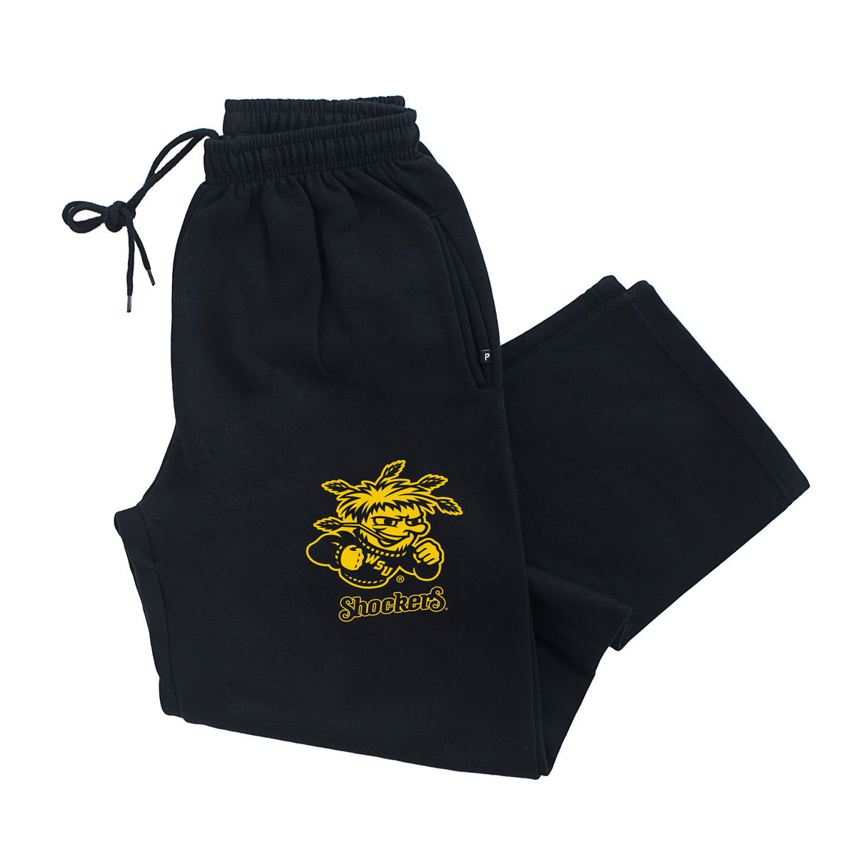 Wichita State Shockers Premium Fleece Sweatpants - WuShock Logo