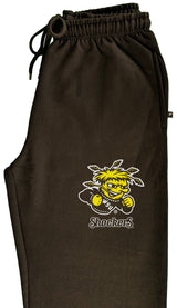 Wichita State Shockers Premium Fleece Sweatpants - Wu Shock Shockers