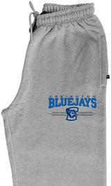 Creighton Bluejays Premium Fleece Sweatpants - 3 Stripe Primary Logo