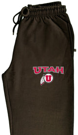 Utah Utes Premium Fleece Sweatpants - Circle & Feather Logo