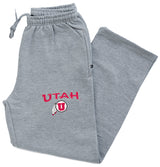 Utah Utes Premium Fleece Sweatpants - Circle & Feather Logo