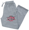 Utah Utes Premium Fleece Sweatpants - Striped Utes Football Laces
