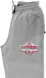 Utah Utes Premium Fleece Sweatpants - Striped Utes Football Laces