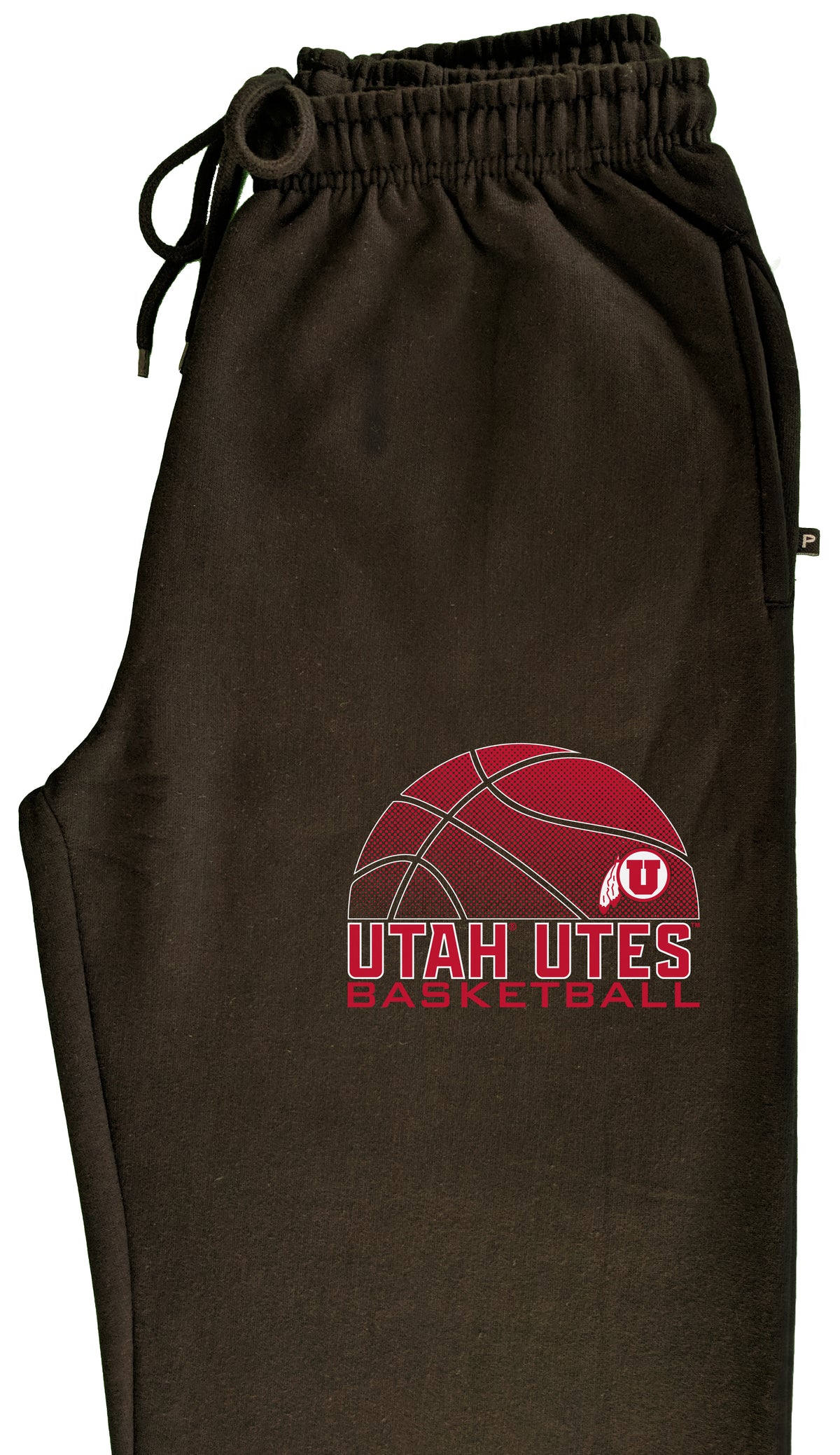 Utah Utes Premium Fleece Sweatpants - Utah Utes Basketball with Logo