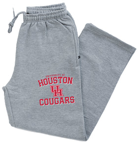 Houston Cougars Premium Fleece Sweatpants - University of Houston UH Cougars Arch