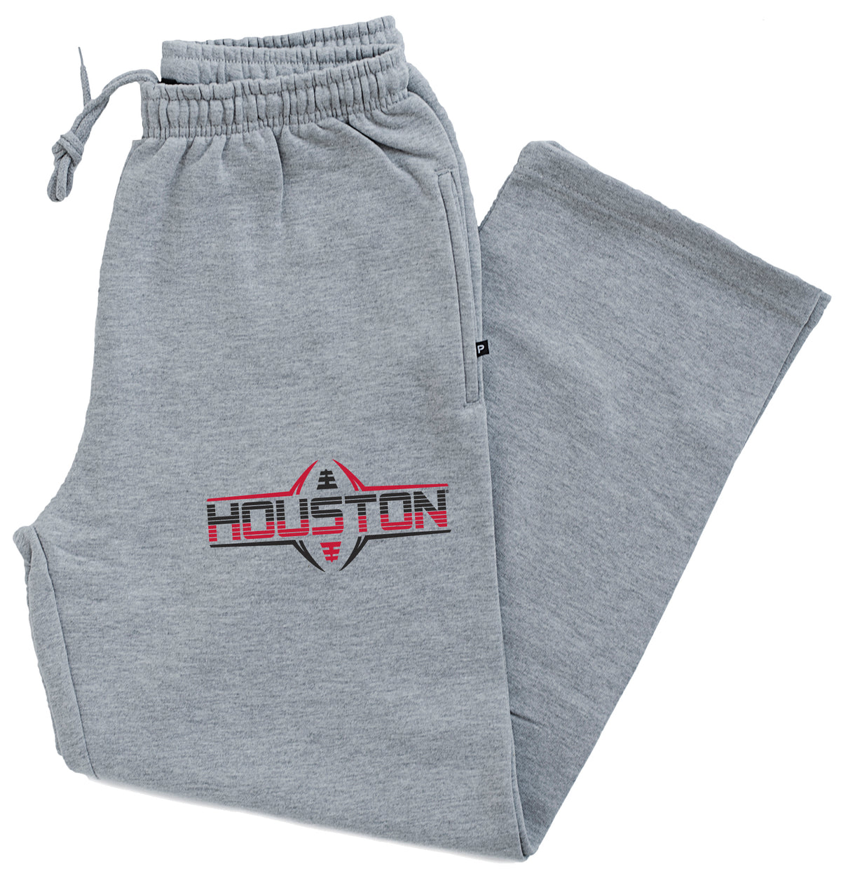 Houston Cougars Premium Fleece Sweatpants - Striped Houston Football Laces