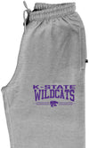 K-State Wildcats Premium Fleece Sweatpants - K-State Wildcats 3 Stripe Powercat