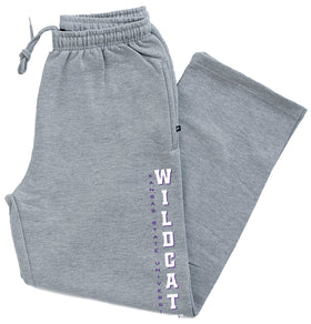 K-State Wildcats Premium Fleece Sweatpants - Vertical KSU Wildcats