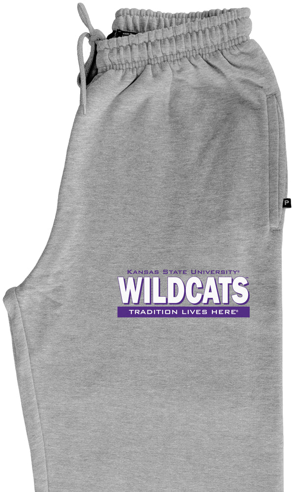 K-State Wildcats Premium Fleece Sweatpants - Wildcats Tradition Lives Here