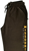 Missouri Tigers Premium Fleece Sweatpants - Vertical University of Missouri