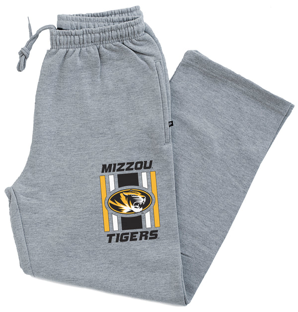 Missouri Tigers Premium Fleece Sweatpants - Vert Stripe Mizzou Tigers