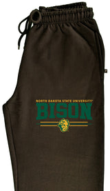 NDSU Bison Premium Fleece Sweatpants - Bison 3-Stripe