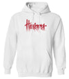 Nebraska Huskers Hooded Sweatshirt - Legacy Script Huskers Fade