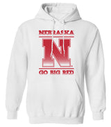Nebraska Huskers Hooded Sweatshirt - N Go Big Red Fade