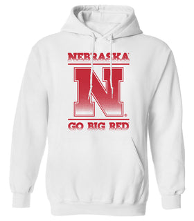 Nebraska Huskers Hooded Sweatshirt - N Go Big Red Fade