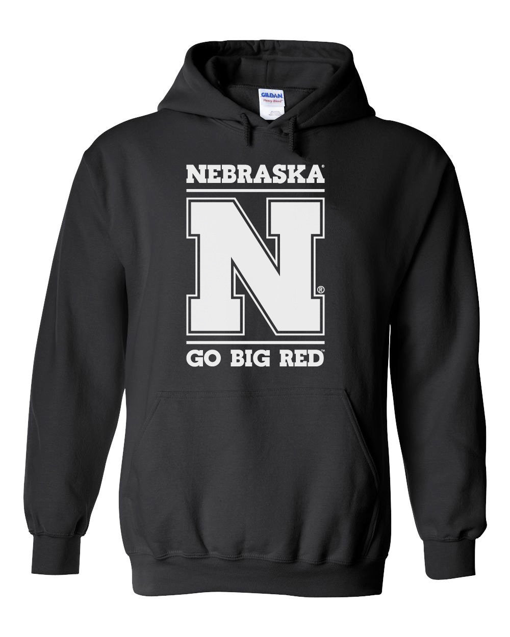 Nebraska Cornhuskers "Nebraska N GO BIG RED" Hooded Sweatshirt