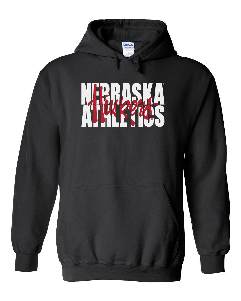 Nebraska Athletics Legacy Script "Huskers" Hooded Sweatshirt