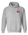 Nebraska Rainbow N Hooded Sweatshirt
