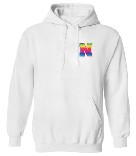 Nebraska Huskers Hooded Sweatshirt - Rainbow N
