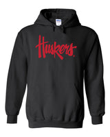 Nebraska Legacy Script "Huskers" Hooded Sweatshirt