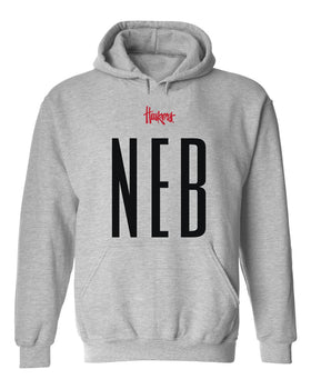 Nebraska Huskers Hooded Sweatshirt - Black NEB
