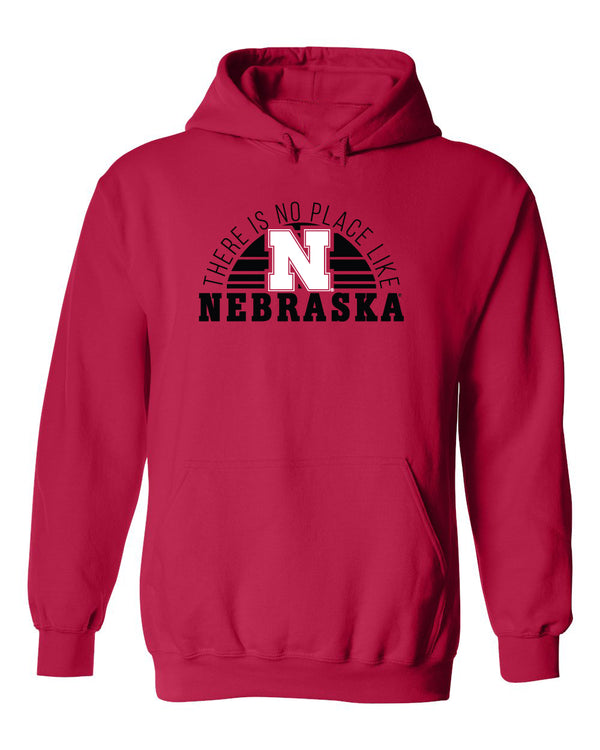 Nebraska Huskers Hooded Sweatshirt - No Place Like Nebraska