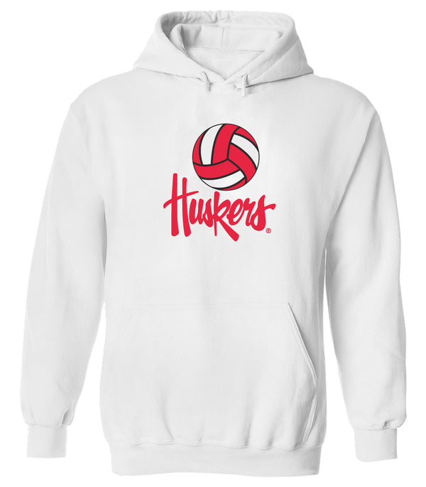 Nebraska Huskers Hooded Sweatshirt - Volleyball Legacy Script Huskers