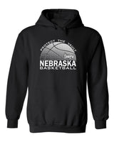 Nebraska Huskers Hooded Sweatshirt - Nebraska Basketball Logo