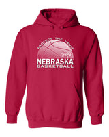 Nebraska Huskers Hooded Sweatshirt - Nebraska Basketball Logo
