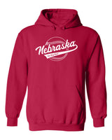 Nebraska Huskers Hooded Sweatshirt - Script Nebraska Baseball