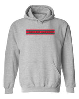 Nebraska Huskers Hooded Sweatshirt - Nebraska Huskers Horiz Stripe