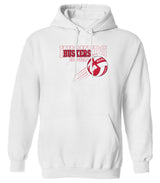 Nebraska Huskers Hooded Sweatshirt - Nebraska Volleyball Huskers Times 3